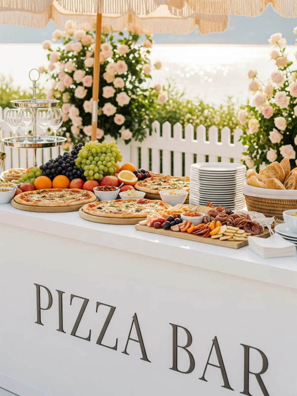 Top Class Food Arrangement For Theme Wedding
