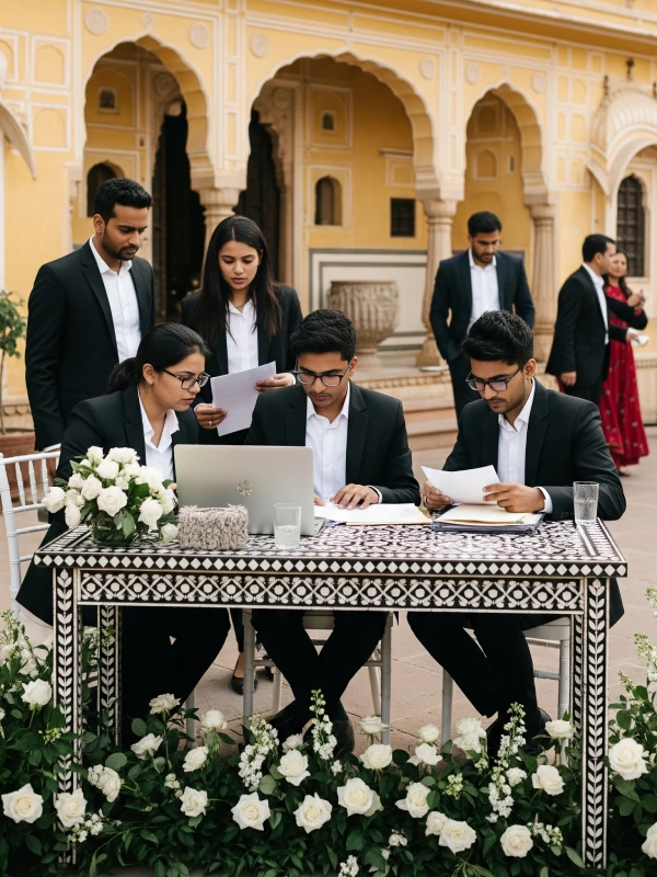 out best hospitality service team for NRI wedding